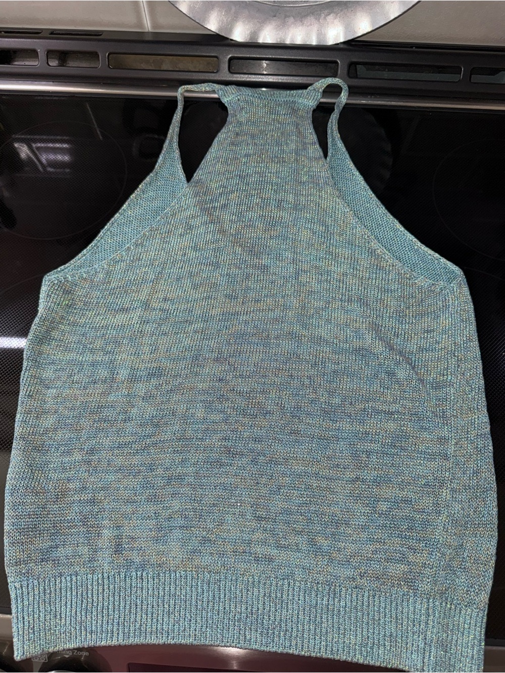 GUESS Light Blue Knit Racerback Tank